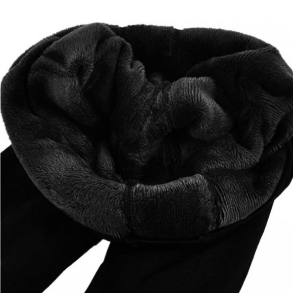 🆕 Cozy Fleece Heel Cover Leggings - Picture 4 of 6